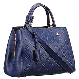 Louis Vuitton Montaigne Empreinte BB Dark Blue 607867
