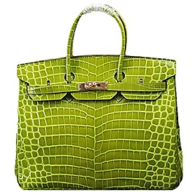 Hermes Birkin 35 Crocodile Anis Green 608057