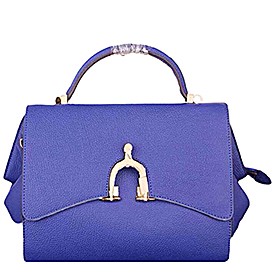 Hermes Stirrup Shoulder Bag Blue Electric 608093