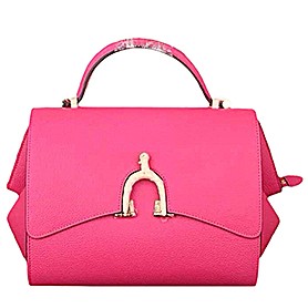 Hermes Stirrup Shoulder Bag Pink   608100