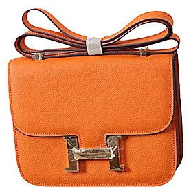 Hermes Constance Orange With Gold Hardware 608111