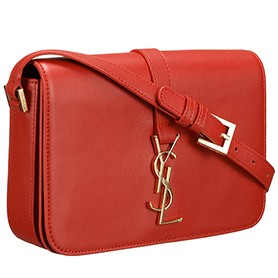 Saint Laurent Universite Flap Bag Red 608211