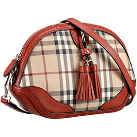 Burberry Tassel Tote Bag Parade Red  608258