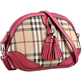 Burberry Tassel Tote Bag Pink Azalea  608260