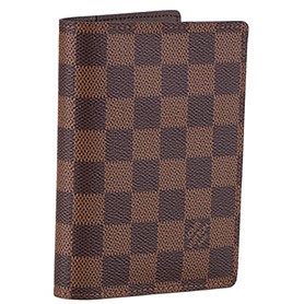 Louis Vuitton Damier Ebene Canvas CheckBook and Card Holder