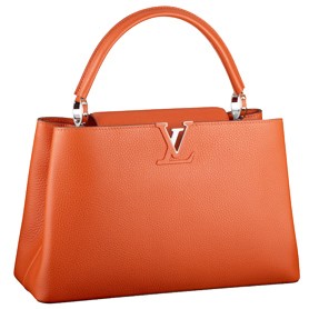 Louis Vuitton Capucines Orange
