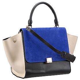 Celine Trapeze Blue Bag 607303