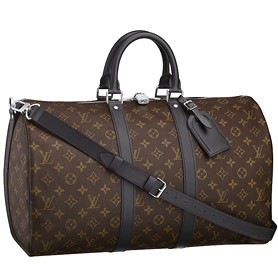 Louis Vuitton Keepall 45 Monogram Macassar Canvas