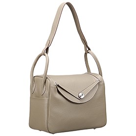 Hermes Lindy 30 Taupe Bag 607471