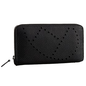 Hermes Evelyne Long Wallet Black  608017