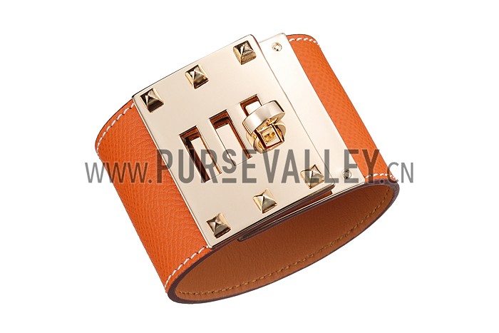 Hermes Kelly Dog Extreme Bracelet Orange