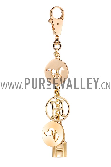 Hermes Breloque Bag Charm Gold 700617