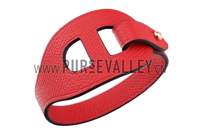 Hermes Iona Bracelet Red 700593