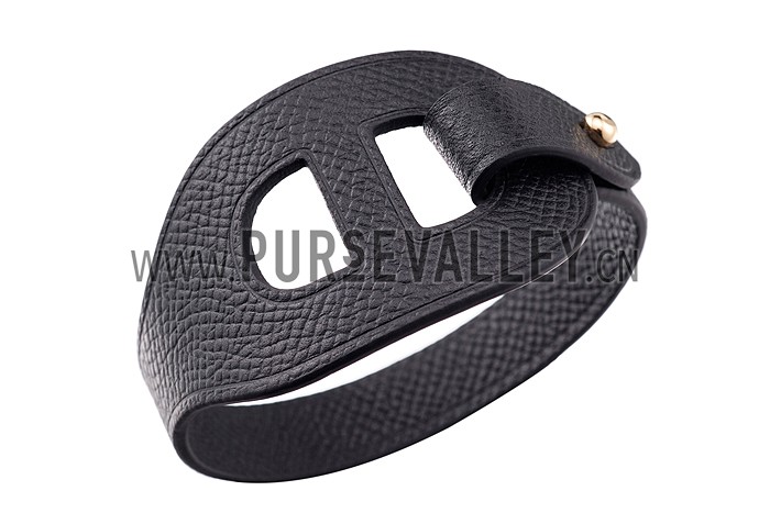 Hermes Iona Bracelet Black 700591