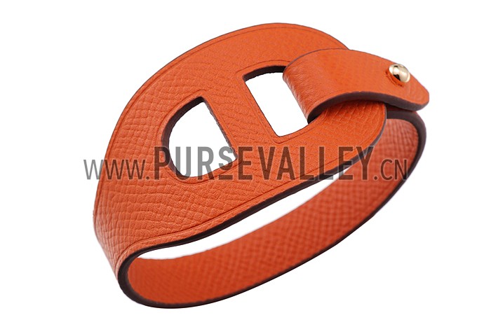 Hermes Iona Bracelet Orange 700594