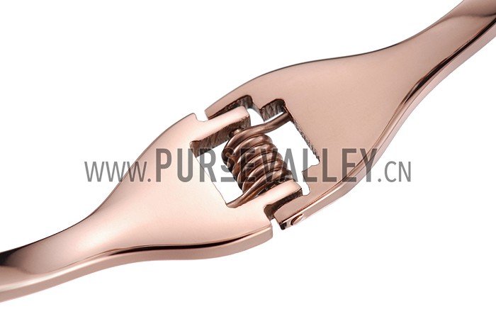 Van Cleef Alhambra Onyx Rose Gold Bracelet 700588