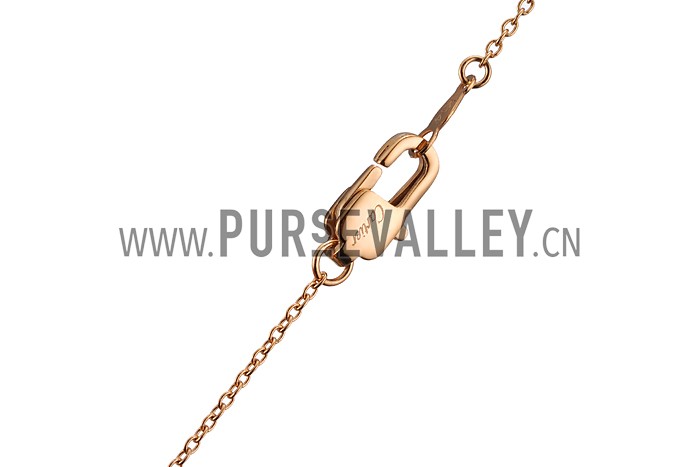 Cartier Gold Necklace With Diamond Encrusted Crown Pendant