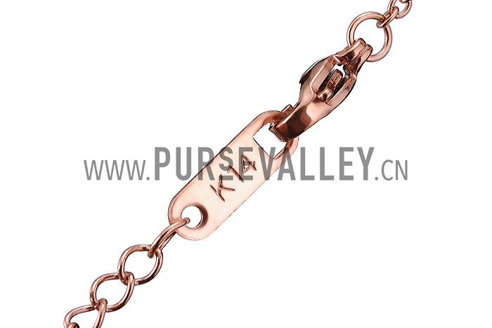 Van Cleef Sweet Alhambra Heart And Clover Mini Pendant Silver Necklace