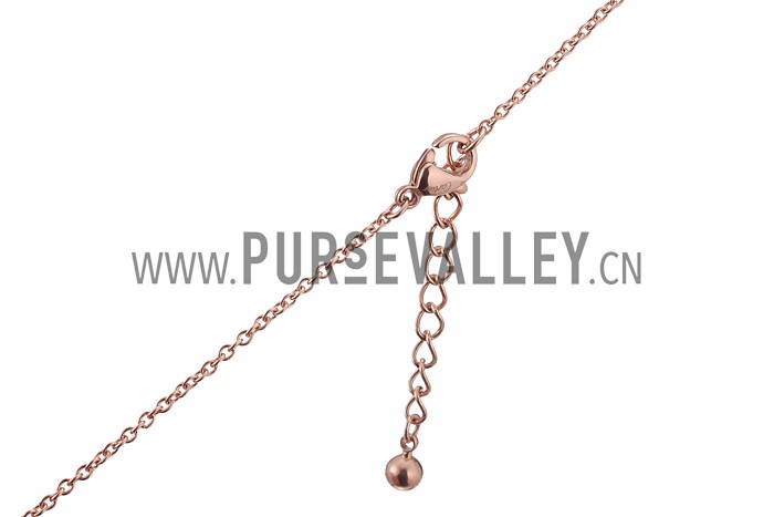 Cartier Puzzle Piece Rose Gold Necklace