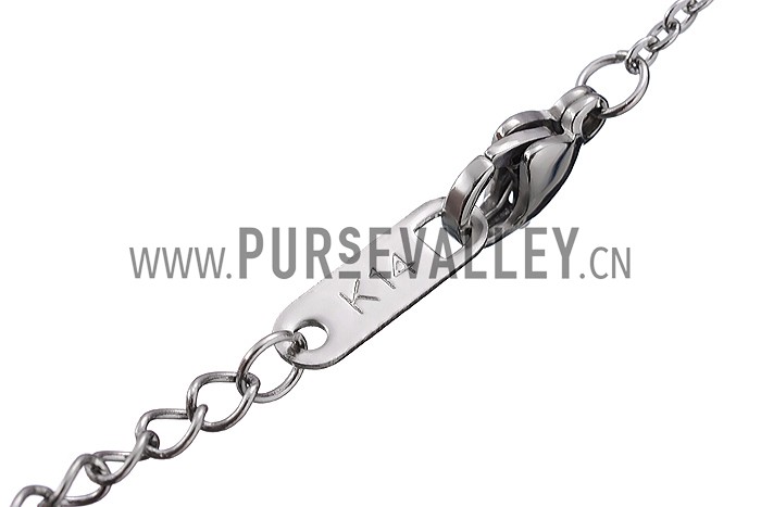 Van Cleef Sweet Alhambra Heart And Clover Mini Pendant Rose Gold Necklace