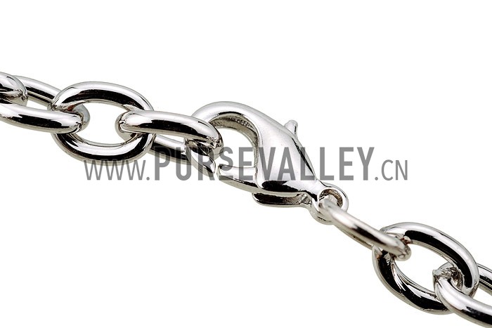 Juicy Couture Replica Crystal Studded Silver Mixed Charms Bracelet