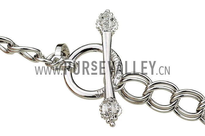 Juicy Couture Replica Enameled Silver Mixed Charms Necklace 2165-115