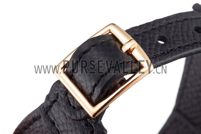 Hermes Bangle Gold Hardware Bracelet Black