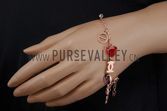 Cartier Charms de Cartier Rose Gold Bracelet 700498