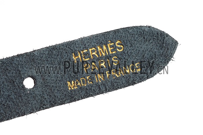 Hermes Hippique Gold Hardware Bracelet Black