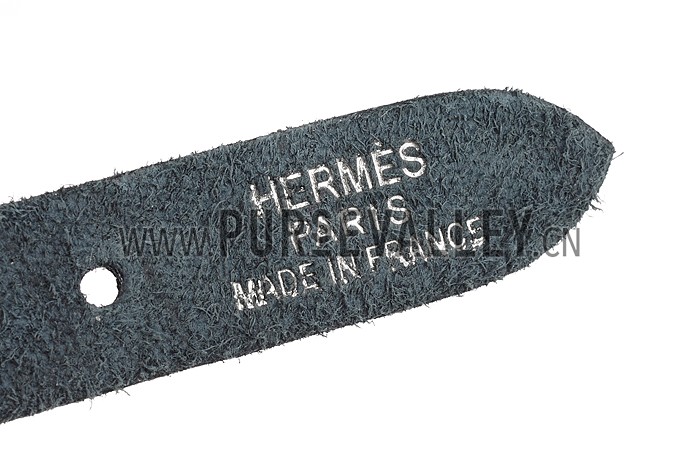 Hermes Hippique Silver Hardware Bracelet Black