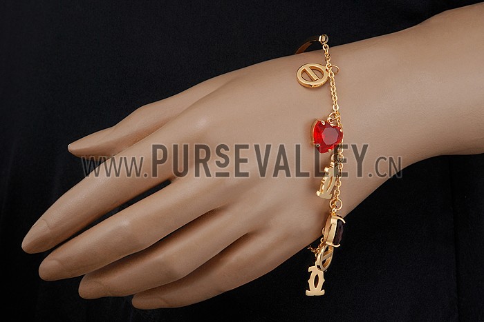 Cartier Charms de Cartier Gold Bracelet 700497