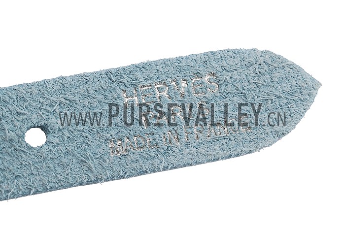 Hermes Hippique Silver Hardware Bracelet Blue