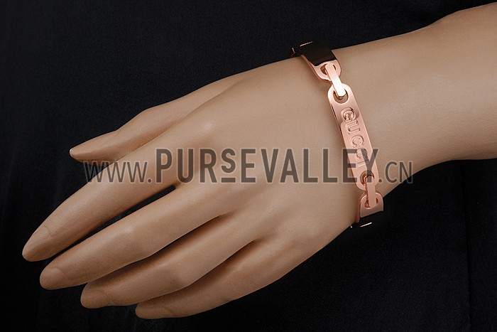 Gucci Horsebit Rose Gold Bracelet 700501