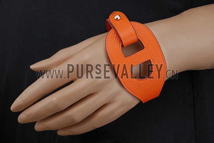 Hermes Iona Bracelet Orange 700594