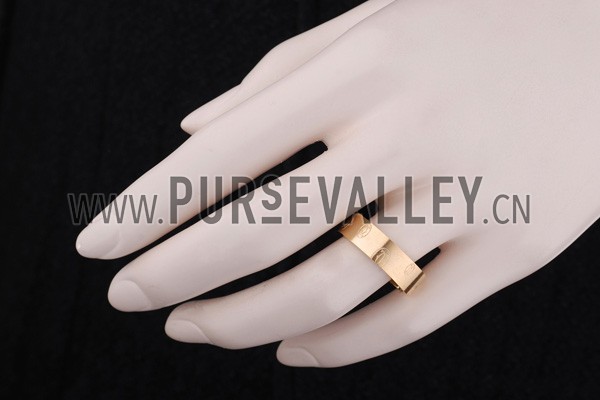 Ring Cartier Inscribed Gold 4648