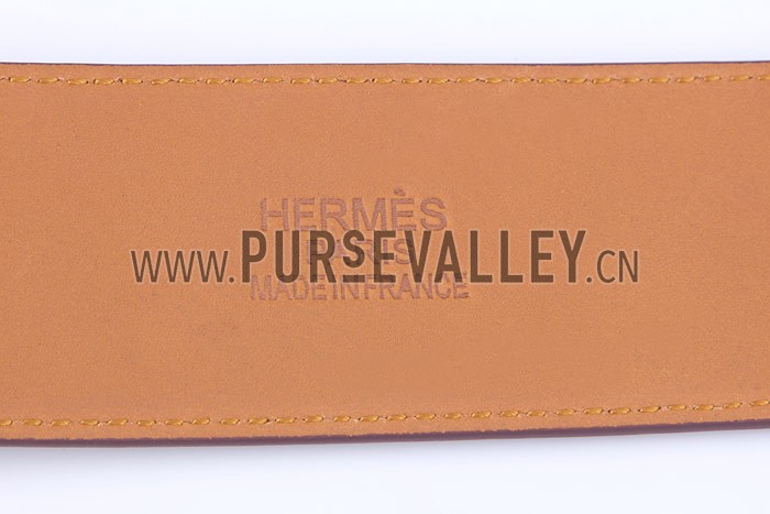 Hermes Replica Brass TurnlockClosure Wide Tan Leather Bracelet