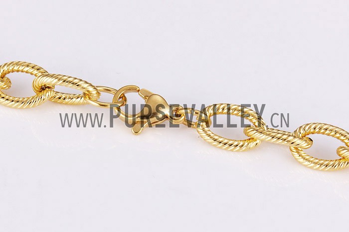 Cartier Replica Cutwork Leopard Head Pendant Gold Plated Heavy Chain Necklace