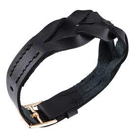 Hermes Hippique Gold Hardware Bracelet Black