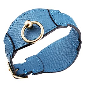 Hermes Bangle Gold Hardware Bracelet Blue