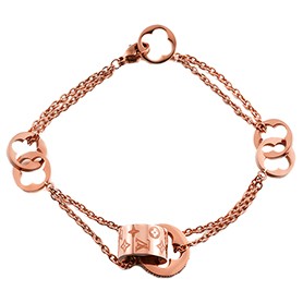 Louis Vuitton Clous Rose Gold Bracelet 700564