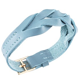 Hermes Hippique Gold Hardware Bracelet Blue
