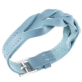 Hermes Hippique Silver Hardware Bracelet Blue