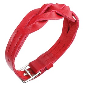 Hermes Hippique Silver Hardware Bracelet Red