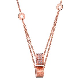 Bvlgari B Zero1 Diamonds Rose Gold Necklaces