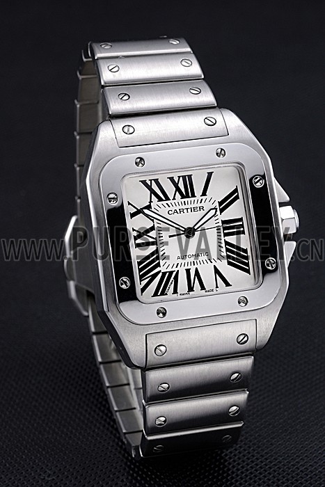 Swiss Cartier Santos Galbee Stainless Steel 622063