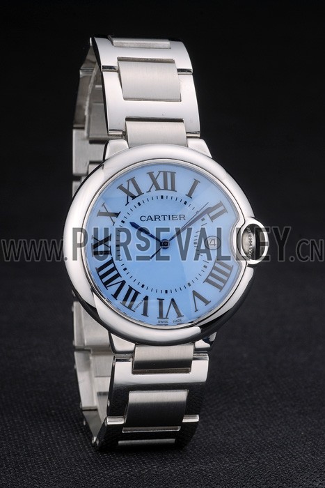 Cartier Ballon Bleu 42mm Blue Dial Stainless Steel Case And Bracelet