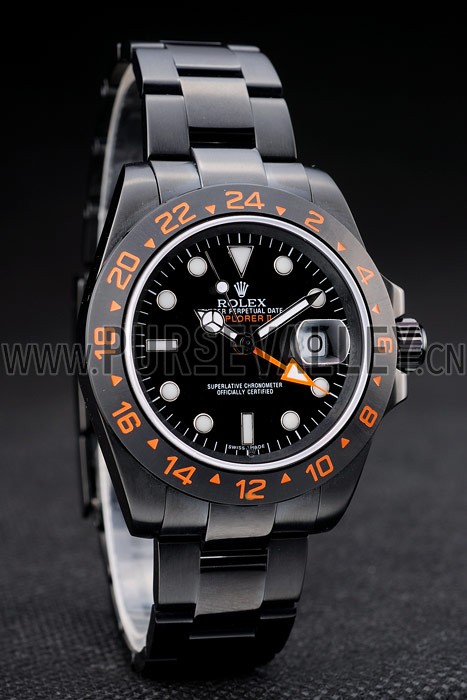 Rolex Swiss Explorer Black Ceramic Bezel Black Dial Tachymeter 98240