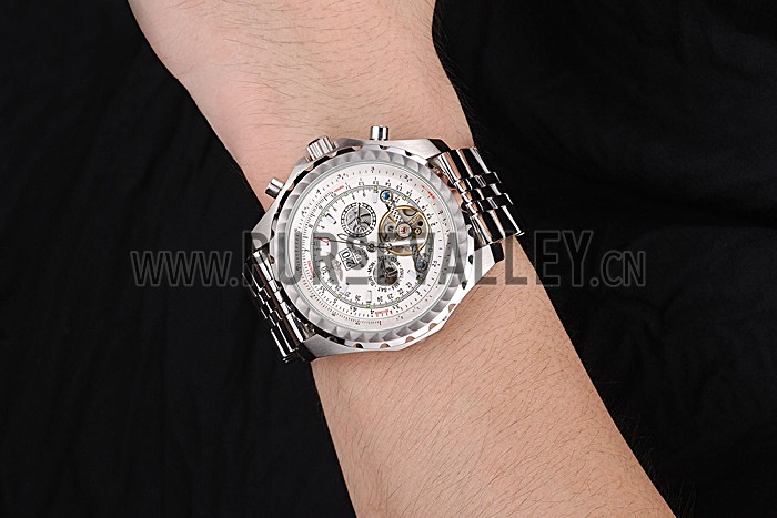 Breitling Bentley Mulliner Tourbillon White Dial Stainless Steel Case And Bracelet 622732