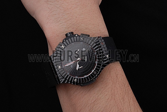 Hublot Big Bang Caviar Black Dial Black Case