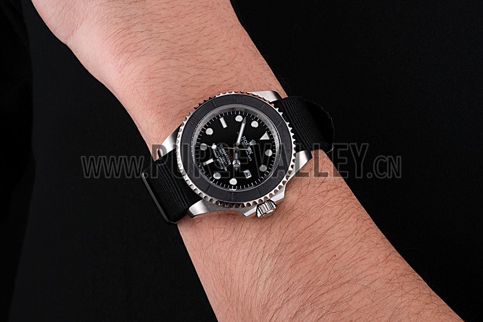 Rolex Submariner STEALTH MK IV Black Fabric Band rl424 621386